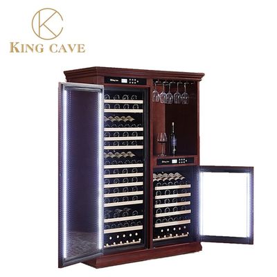 Bom preço 50 a 80% de umidade Display Cabinet Wine Rack Elétrico Baixo ruído on-line