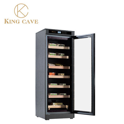 Bom preço Grande vinho digital fechável humidor refrigerador de charutos elétricos para armazenamento de fumaça on-line