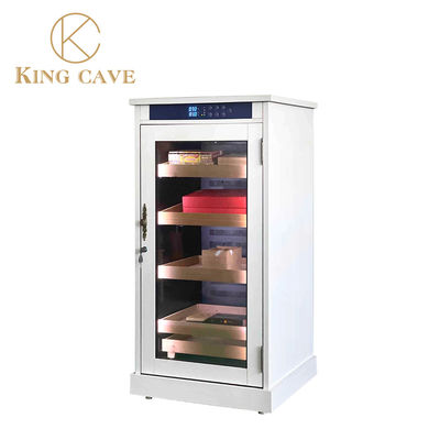 Bom preço Elegante e Moderno Design Cigar Digital Display Humidor Cabinet on-line