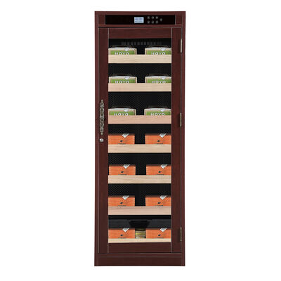 Bom preço Armário de humidor de refrigerador de charutos de alta capacidade com painel de controle digital e sistema termoelétrico ultra-silencioso on-line