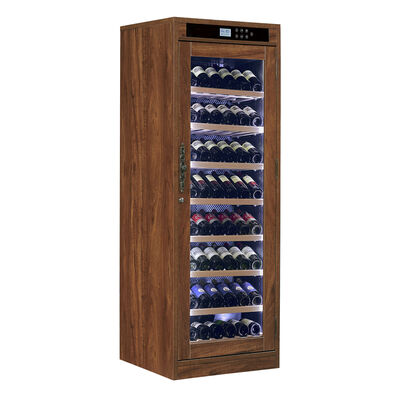 Bom preço Gabinete Refrigerador de Vinho em Madeira com Controle Digital Touch, Resfriamento Termoelétrico e Prateleiras Ajustáveis on-line