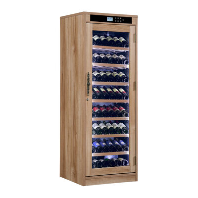 Bom preço Armário de refrigeração de vinho de cozinha com controle de temperatura de precisão e prateleiras ajustáveis on-line