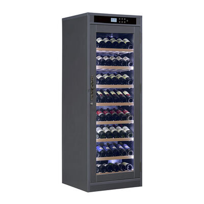 Bom preço Gabinete Refrigerador de Vinho com Controle de Temperatura de Precisão para 48 Garrafas com Design Travável para Armazenamento de Vinho on-line