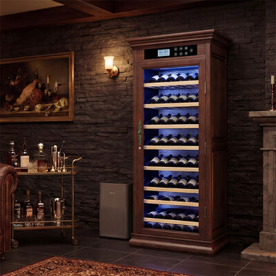 Bom preço Espaço-eficiente design autônomo Cooler de vinho de cozinha gabinete on-line