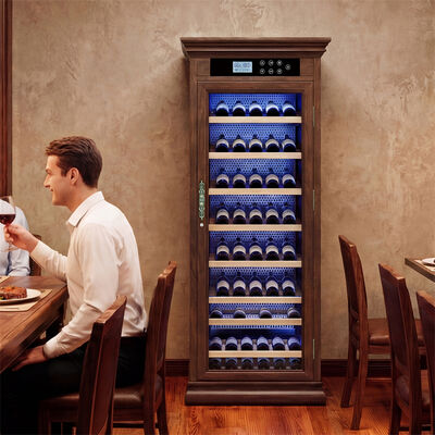 Bom preço Refrigerador de vinho para uso doméstico e comercial on-line
