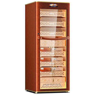 Bom preço Armário de humidor de charuto eletrônico com controle de temperatura constante e luz LED on-line