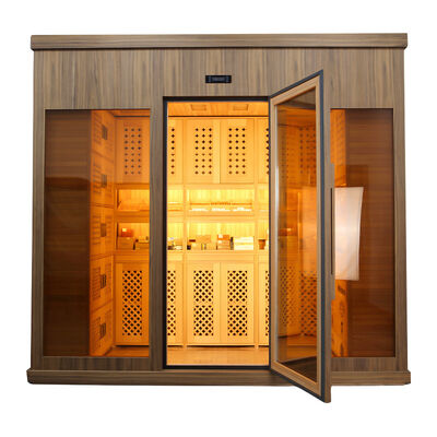 Bom preço O Grand Reserve Walk-In Cigar Cooler Humidor Room para uso comercial on-line
