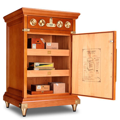 Bom preço Controle do clima de precisão Frigorífico de charutos de madeira sólida on-line