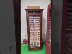 Refrigerador de vinho de madeira vermelha King Cave para armários de vinho de alta qualidade armários de charutos e armários de CBD